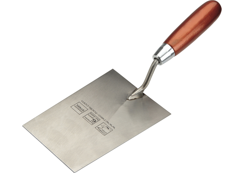 Kielnia sztukatorska trapezowa 160mm, stal nierdzewna Neo 50-041