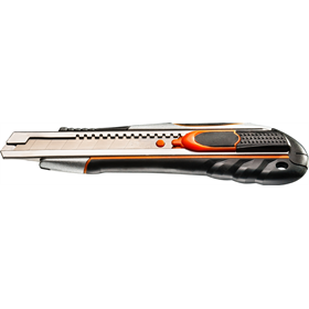 Nóż z ostrzem łamanym 18mm, szybkie cięcie i blokada ostrza Neo 63-050