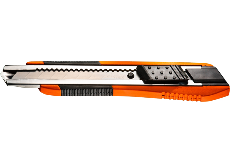 Nóż z ostrzem łamanym 18mm, gumowane wykończenie Neo 63-060