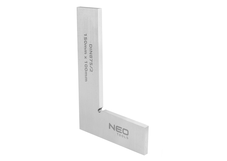 Kątownik płaski, DIN875/2, 150x100mm Neo 72-022