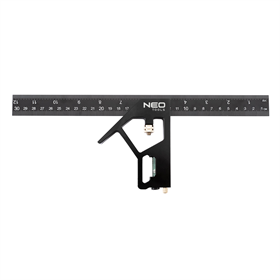 Kątownik wielofunkcyjny aluminiowy 30cm Neo 72-127
