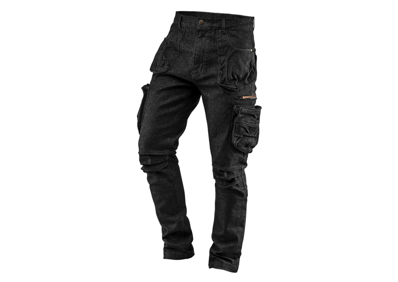 Spodnie robocze DENIM, czarne L Neo 81-233-L