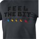 T-shirt z nadrukiem, FEEL THE BIT, rozmiar L Neo 81-641-L