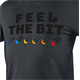 T-shirt z nadrukiem, FEEL THE BIT, rozmiar M Neo 81-641-M