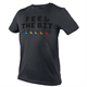 T-shirt z nadrukiem, FEEL THE BIT, rozmiar XXL Neo 81-641-XXL