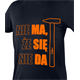 T-shirt z nadrukiem, MA SIĘ DA, rozmiar M Neo 81-642-M