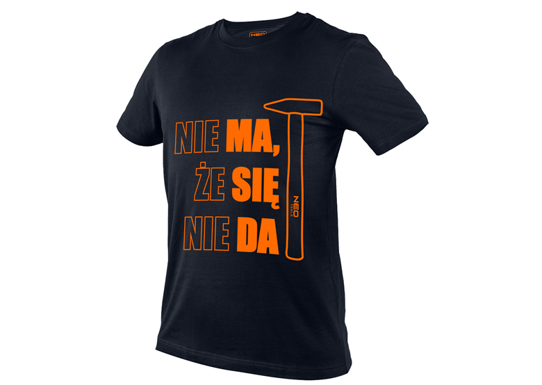 T-shirt z nadrukiem, MA SIĘ DA, rozmiar XL Neo 81-642-XL