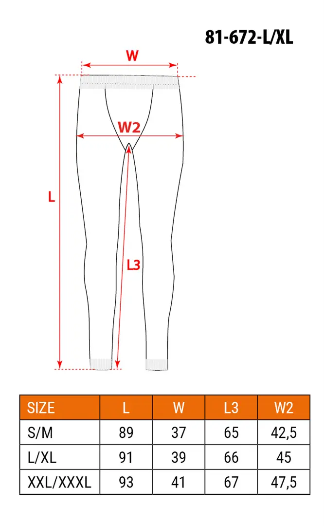 Legginsy termoaktywne COOLMAX Neo 81-672