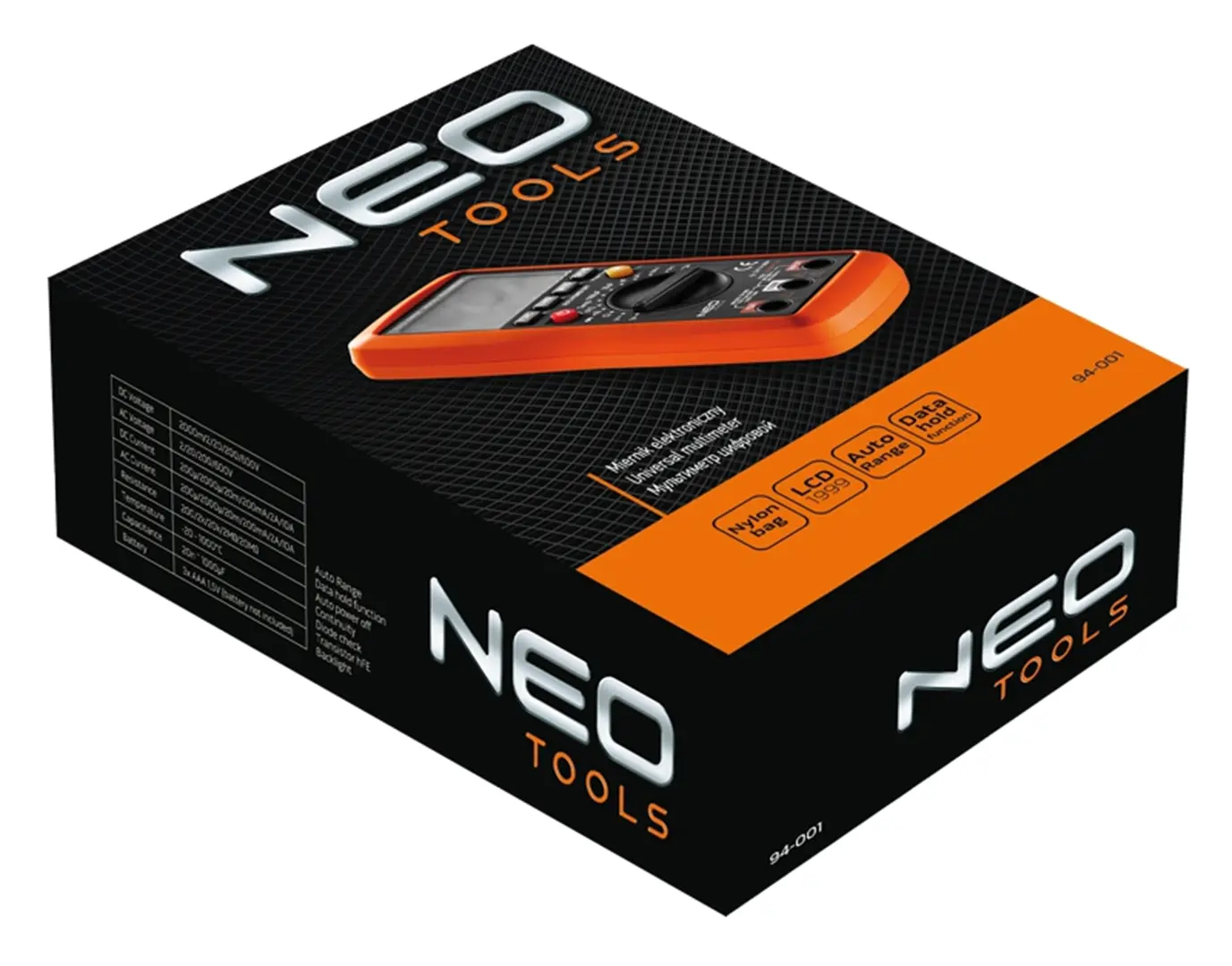 Miernik elektroniczny uniwersalny Neo 94-001