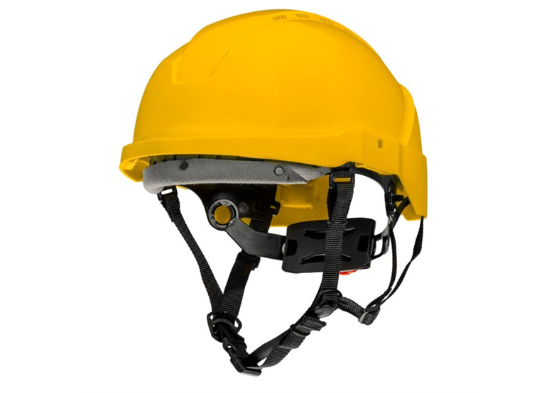 Żółty hełm przemysłowy do pracy na wysokościach Neo 97-210