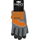 Rękawice robocze, skóra syntetyczna, wstawki PCV, 10" Neo 97-605