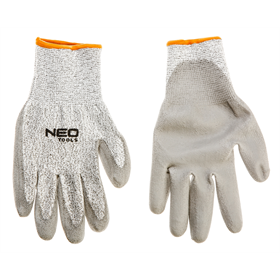Rękawice antyprzecięciowe, pokryte PU, 10" Neo 97-609