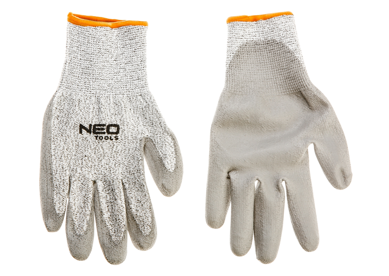 Rękawice antyprzecięciowe, pokryte PU, 10" Neo 97-609
