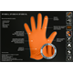 Rękawiczki nitrylowe, pomarańczowe, 50 sztuk, rozmiar M Neo 97-690-M