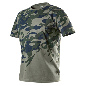 T-shirt roboczy z nadrukiem Neo CAMO 81-613-L