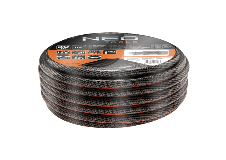 Wąż ogrodowy 1/2" 20m Neo PROFESSIONAL 15-840