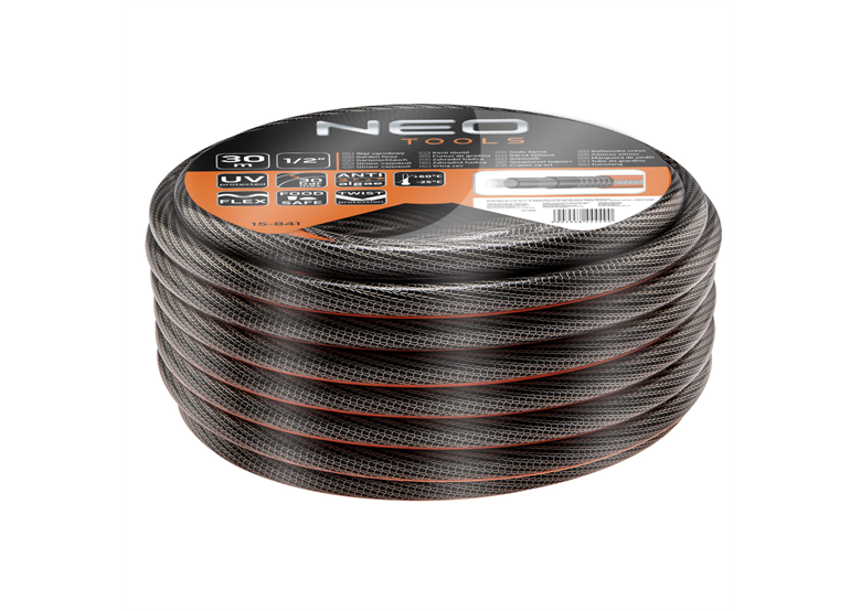 Wąż ogrodowy 1/2" 30m Neo PROFESSIONAL 15-841