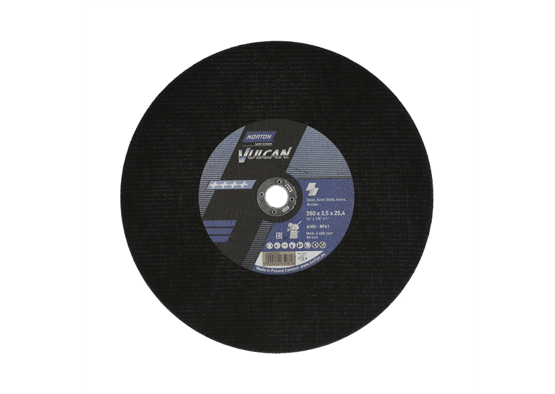 Tarcza tnąca Norton A30S-350x3.5x25.40-T41 NOR-Vulcan Fix 80