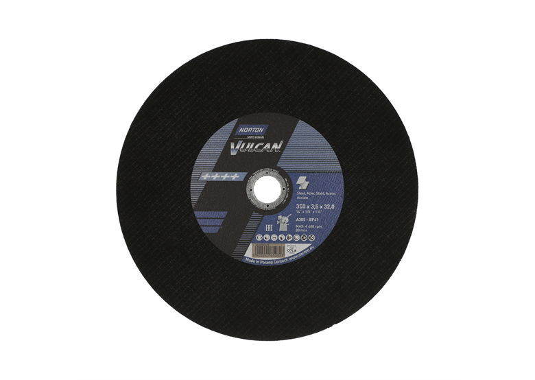 Tarcza tnąca Norton A30S-350X3.5X32.0-T41 NOR-VULCAN FIX80
