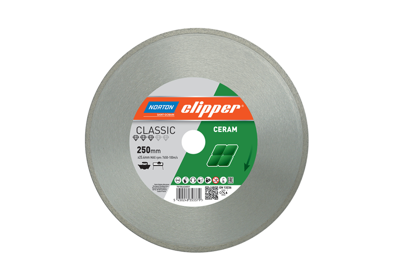 Tarcza diamentowa 250x25,4mm Norton Classic Ceramic