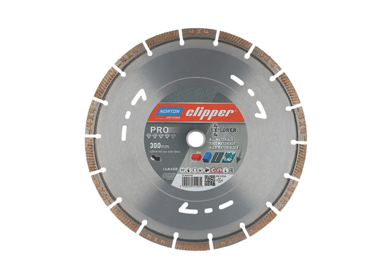 Tarcza diamentowa 300x20mm Norton Clipper PRO 4x4 Explorer