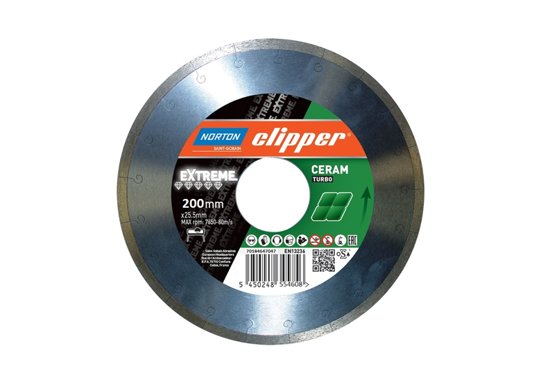 Tarcza diamentowa 200x25,4mm Norton Extreme Ceramic