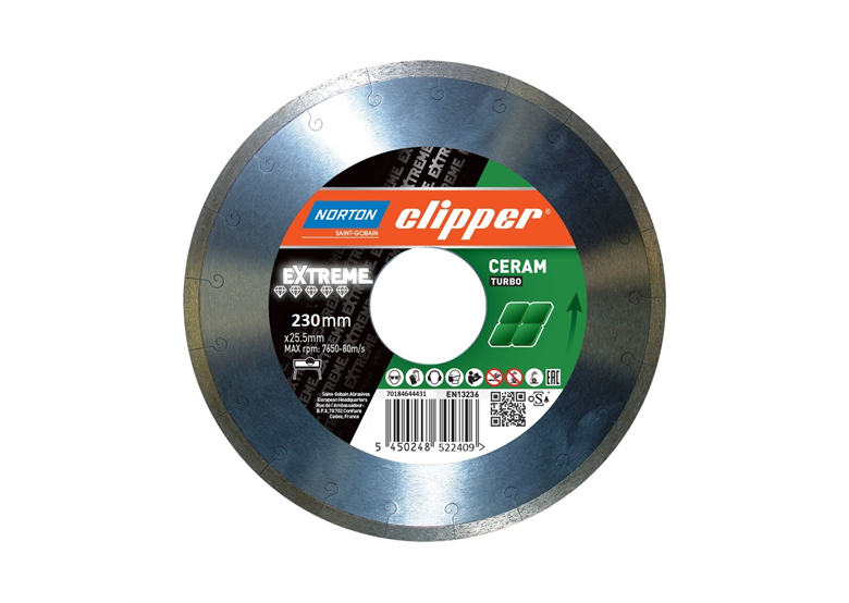 Tarcza diamentowa 230x25,4mm Norton Extreme Ceramic