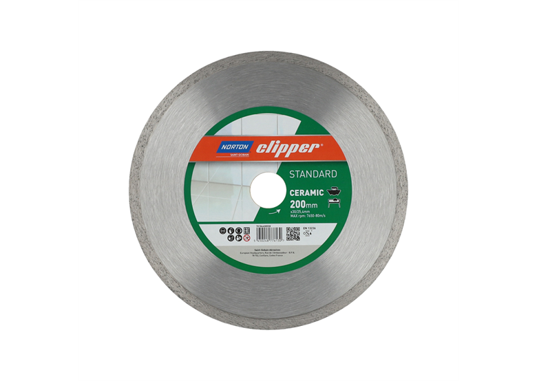 Tarcza diamentowa 200x25,4mm Norton STANDARD Ceramic