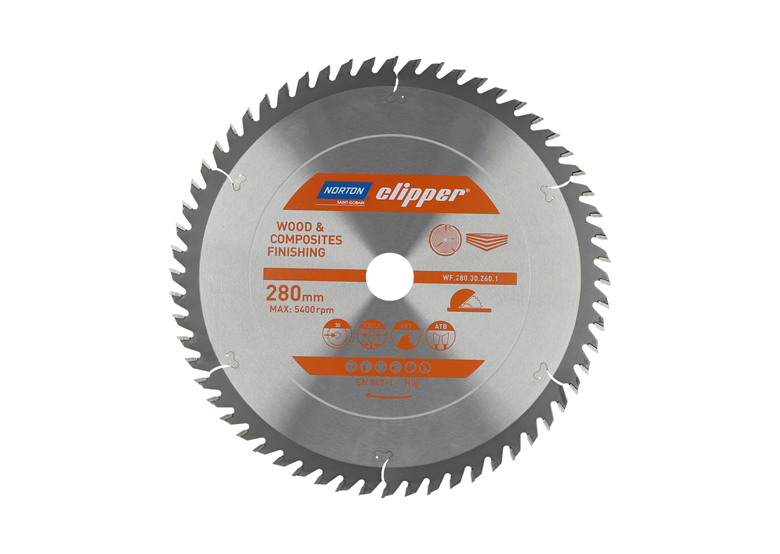 Tarcza pilarska widiowa Norton WF.280.30.Z60.1