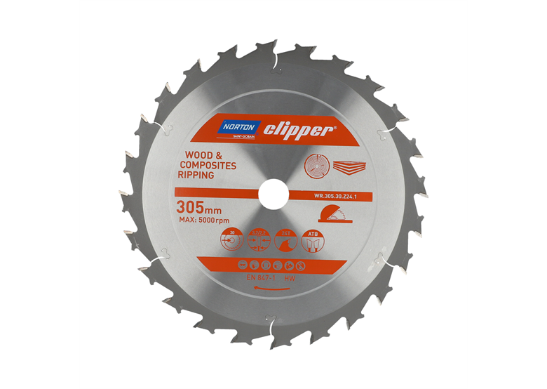Tarcza pilarska widiowa 305x30mm Norton WR.305.30.Z24.1
