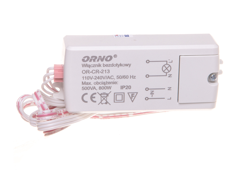 Włącznik bezdotykowy 5A 800W 110-240V AC Orno OR-CR-213