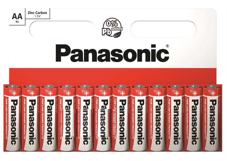 Bateria cynkowo-węglowa 12szt. Panasonic 133669