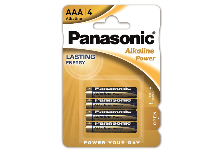 Bateria alkaliczna AAA/AM 4, 4szt. Panasonic ALKALINE