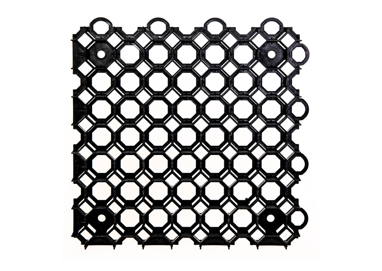 Kratka trawnikowa czarna 500x500mm Patrol KRATKAOGR50PG001