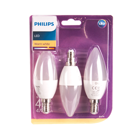 Żarówka LED (40W) B35 E14 WW FR ND 3BC/6 (3szt.) Philips 428483