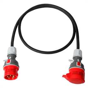 Przedłużacz siłowy 400 V Plastrol PS-S G RN IP44 (5X2,5) H07RN-F  - CZARNY
