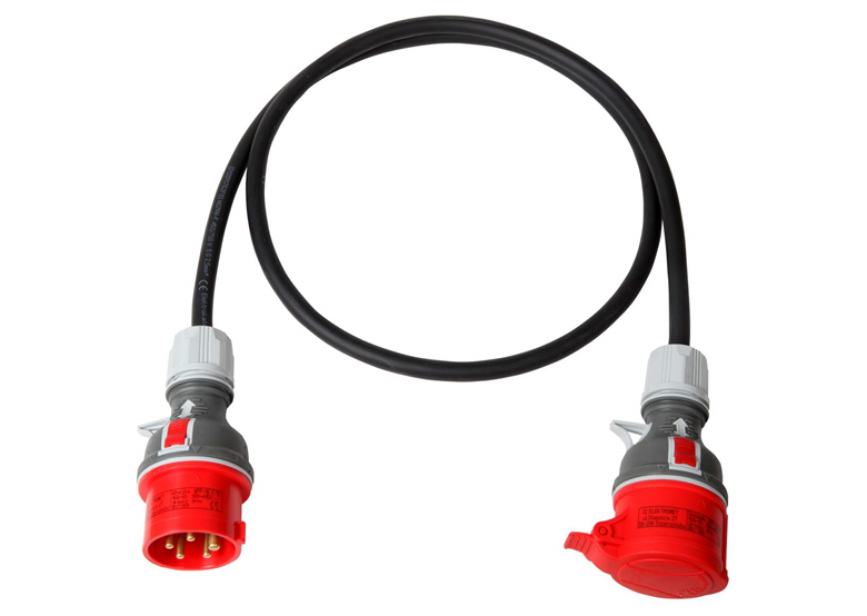 Przedłużacz siłowy 400 V Plastrol PS-S G RN IP44 (5X2,5) H07RN-F  - CZARNY
