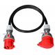 Przedłużacz siłowy 400 V Plastrol PS-S G RN IP44 (5X2,5) H07RN-F  - CZARNY