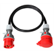 Przedłużacz siłowy 400 V Plastrol PS-S G RN IP44 (5X2,5) H07RN-F  - CZARNY