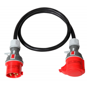 Przedłużacz siłowy 400 V Plastrol PS-S G RN IP44 (5X2,5) H07RN-F  - CZARNY