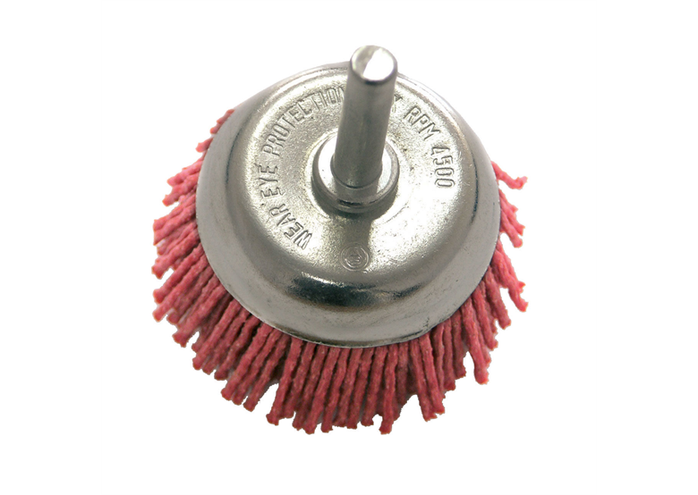 Szczotka doczołowa ścierna 75mm, trzpień 6mm Proline 32917