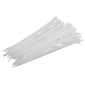 Opaski zaciskowe nylon białe, 2.5x100mm, 100szt. Proline 59110B