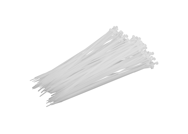 Opaski zaciskowe nylon białe, 2.5x200mm, 100szt. Proline 59120B