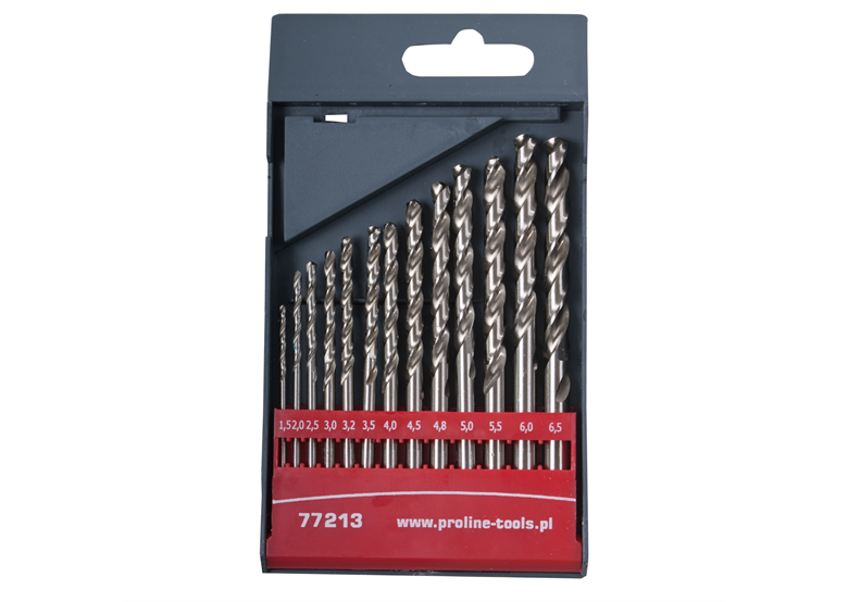 Wiertła do metalu hss 13szt. (2-8mm) Proline 77214