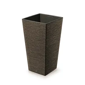 OKAZJA Doniczka FURU SQUARE ECO WOOD - kawa ECO Prosperplast DFSH400W-4625W