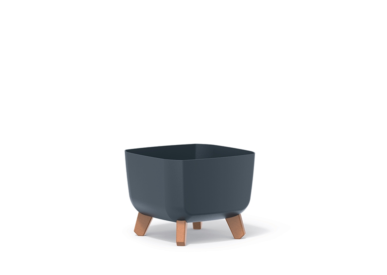 Doniczka GRACIA SQUARE - antracytowy Prosperplast DGQL240-S433