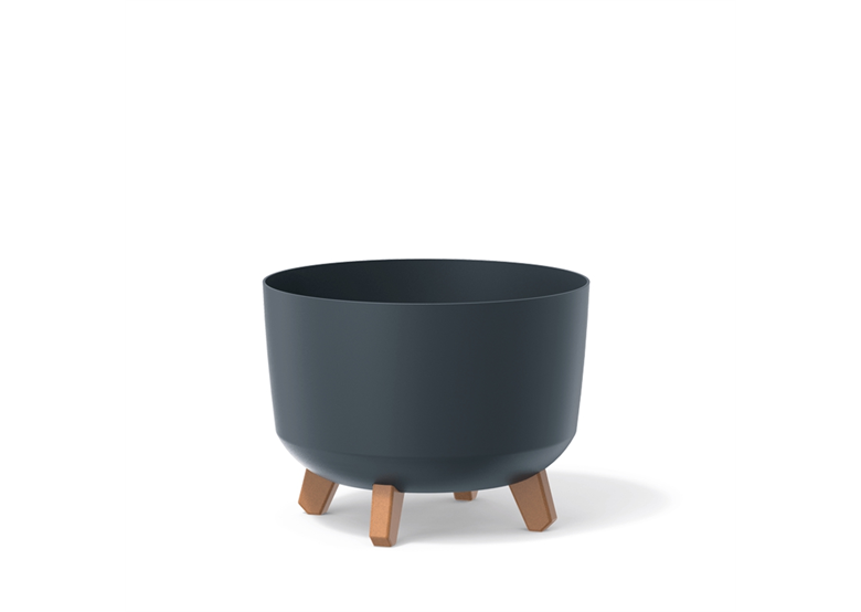 Doniczka GRACIA STANDARD - antracytowy Prosperplast DGRL300-S433