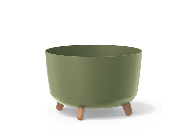 Doniczka GRACIA  STANDARD- ziemisty zielony Prosperplast DGRL400-5615C