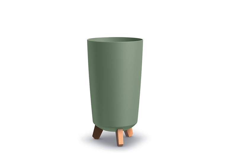 Doniczka GRACIA TUBUS SLIM - ziemisty zielony Prosperplast DGTL240-5615C
