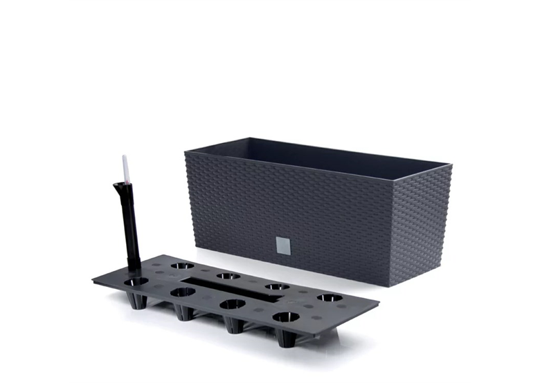 Doniczka Rato case antracyt Prosperplast DRTC600-S433